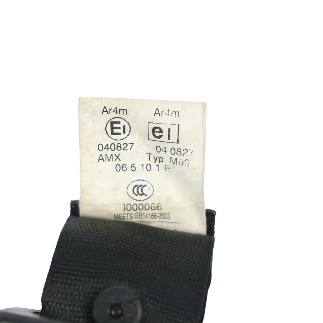 BMW X5 E70 Rear Third Row Upper Seatbelt Safety Belt Right O/S Black - SKU 7161654-1 - Part number 7161654
