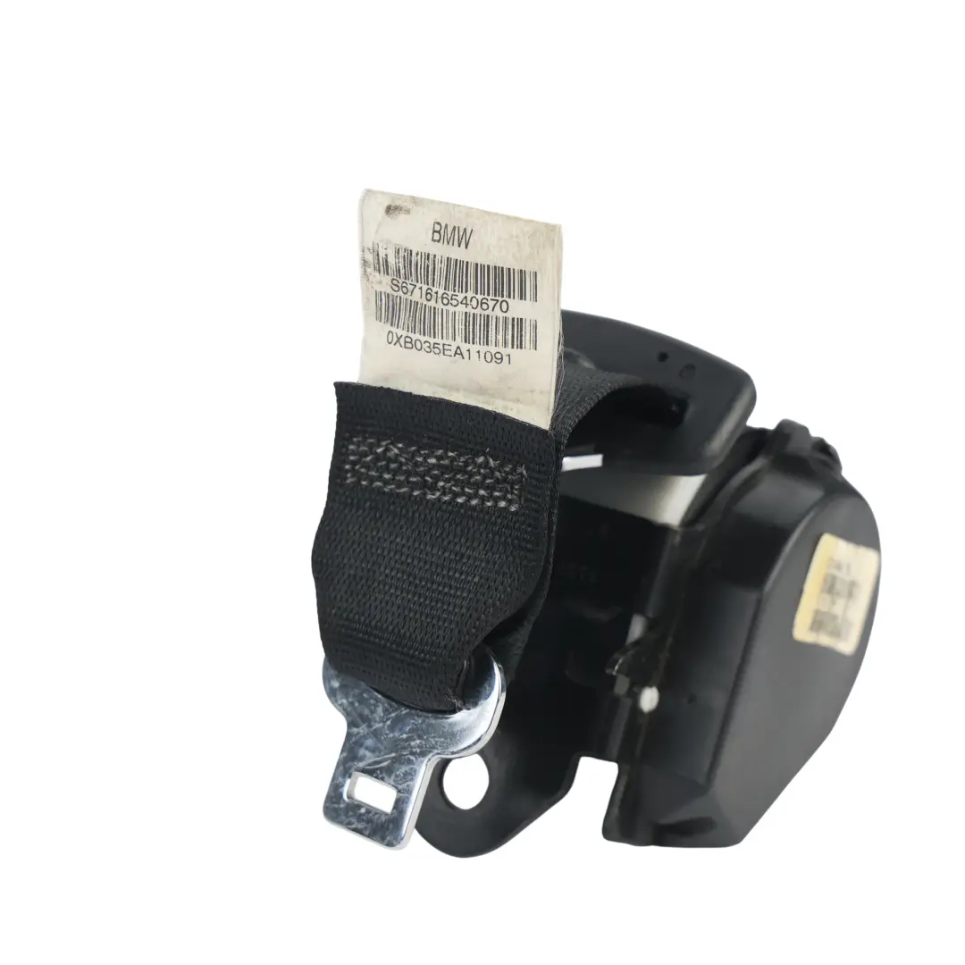 BMW X5 E70 Pas Bezpieczeństwa Tylny Trzeci Rząd Górny Prawy Czarny - SKU 7161654-1 - Numer Części 7161654