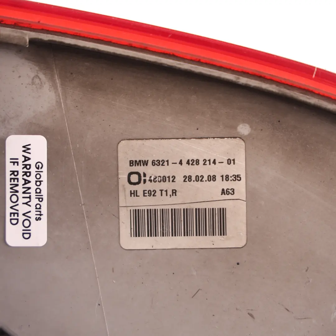 BMW E92 Coupe Rear Lamp Light In Side Panel Right O/S - SKU 7174404-6 - Part number 7174404