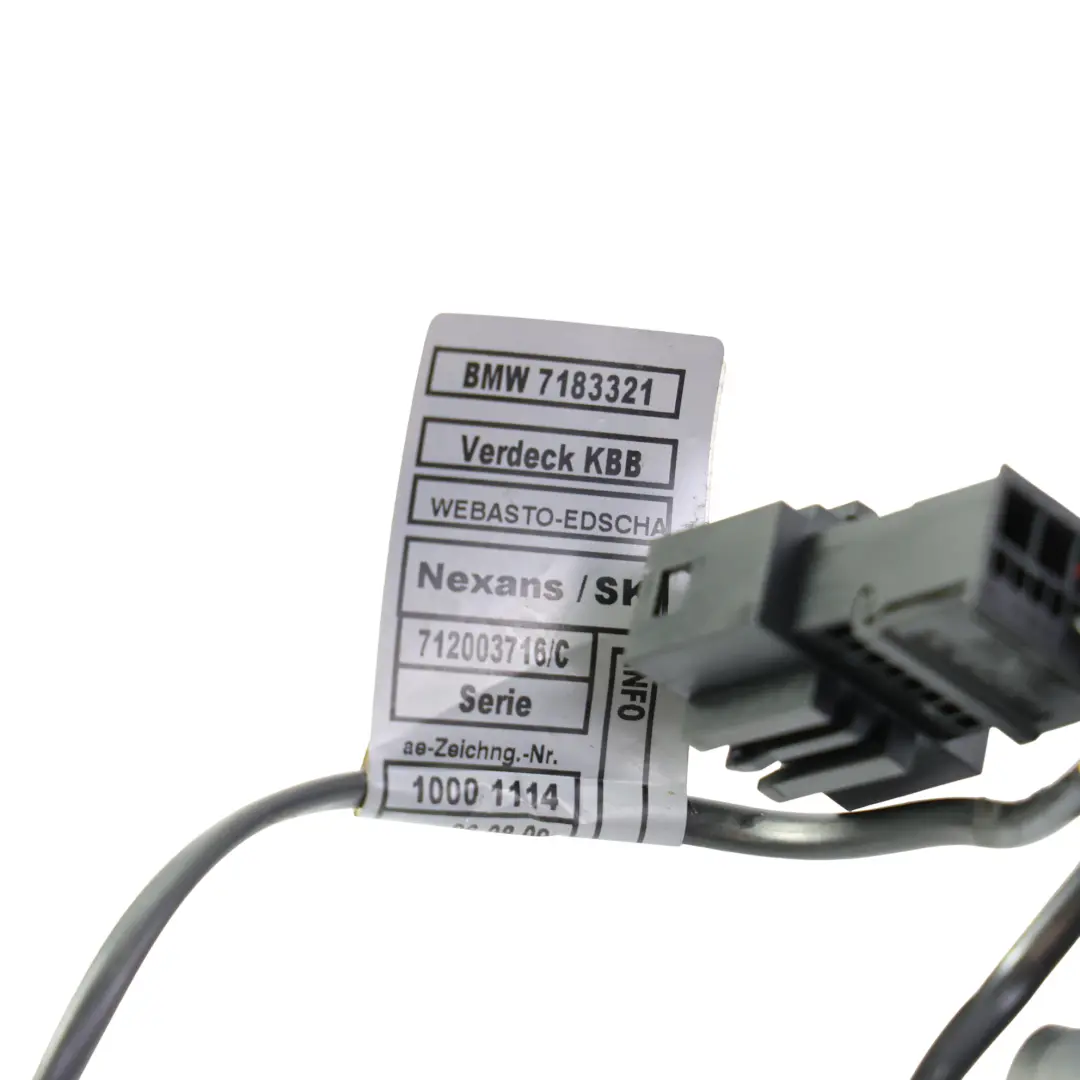 BMW E93 E93 LCI F33 F83 Silnik Zamka Składanego Dachu Sztywnego - SKU 7183321-1 - Numer Części 7183321