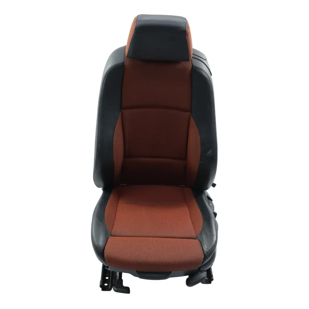 BMW E88 Cabrio Front Sports Seat Left N/S Cloth Leather Pearlpoint Orange - SKU 7193081-1 - Part number 7193081