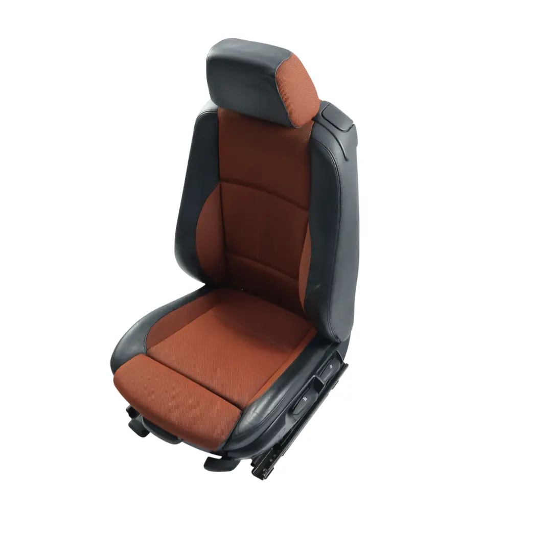 Front Sports Seat Left N/S Cloth Leather Pearlpoint Orange to BMW E88 Cabrio with Part number 7193081 BMW E88 Cabrio Front Sports Seat Left N/S Cloth Leather Pearlpoint Orange - SKU 7193081-1 - Part number 7193081