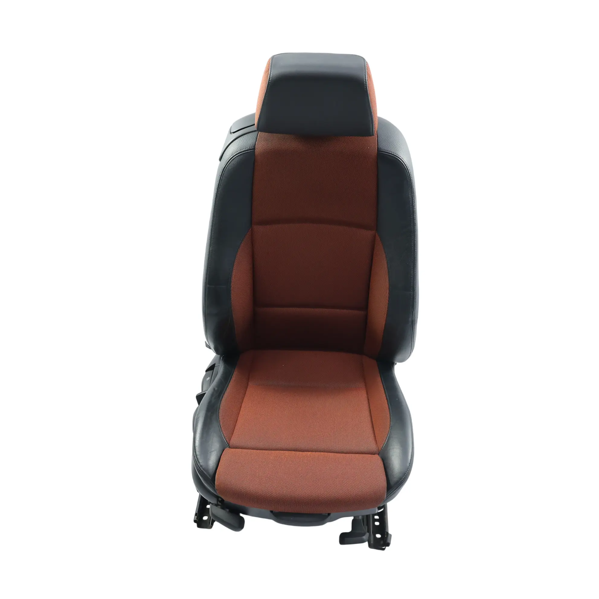 BMW E88 Cabrio Sportsitz Vorne Rechts Stoff Leder Pearlpoint Orange