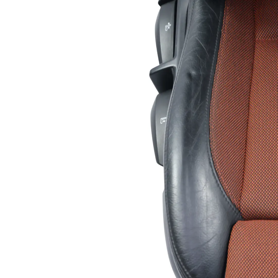 Front Sports Seat Right O/S Cloth Leather Pearlpoint Orange to BMW E88 Cabrio with Part number 7193082 BMW E88 Cabrio Front Sports Seat Right O/S Cloth Leather Pearlpoint Orange - SKU 7193082-1 - Part number 7193082