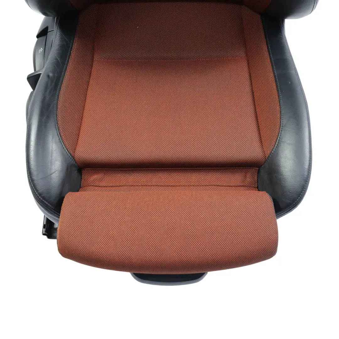 BMW E88 Cabrio Front Sports Seat Right O/S Cloth Leather Pearlpoint Orange - SKU 7193082-1 - Part number 7193082