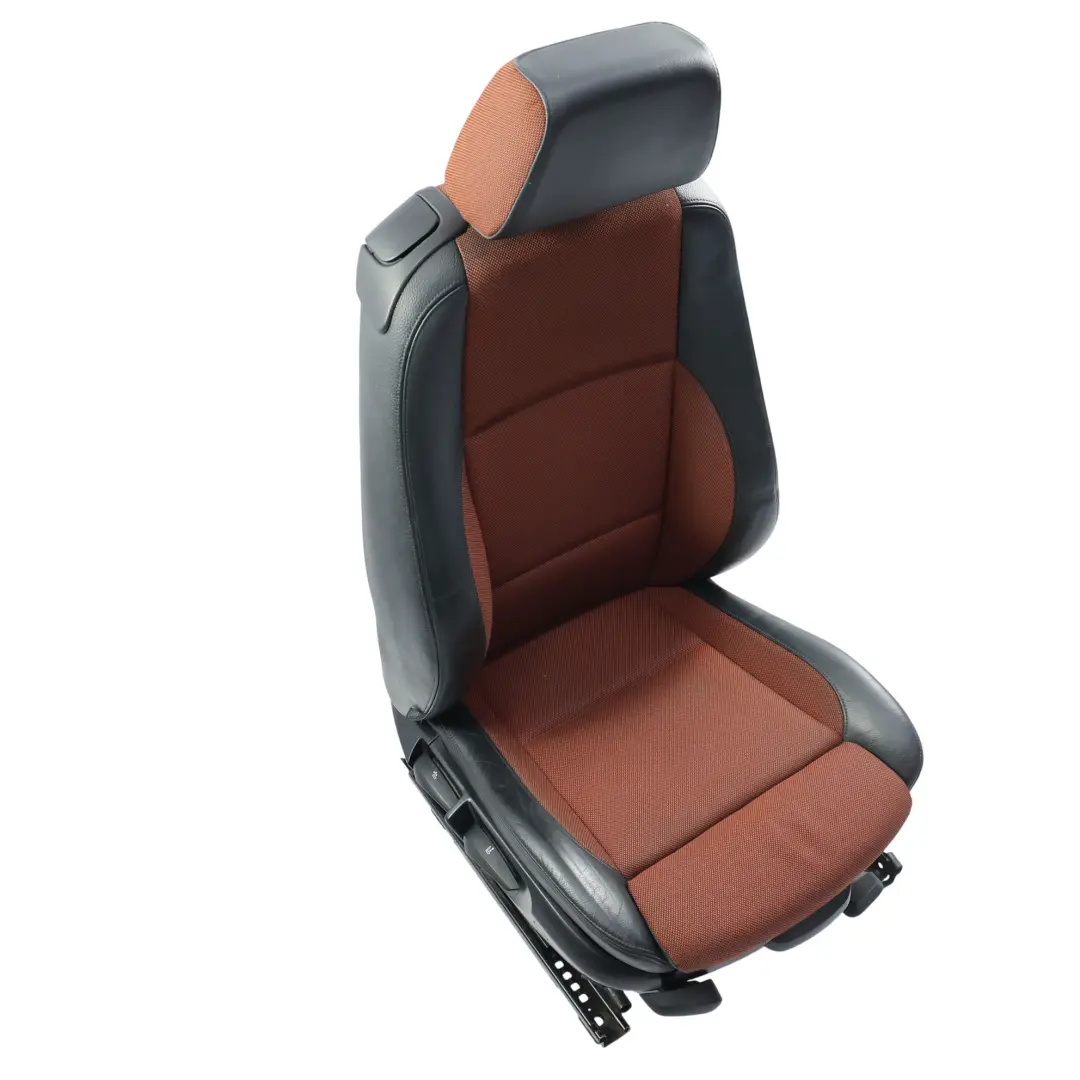 Asiento Deportivo Delantero Derecho Tela Cuero Pearlpoint Naranja para BMW E88 Cabrio con número de pieza 7193082 BMW E88 Cabrio Asiento Deportivo Delantero Derecho Tela Cuero Pearlpoint Naranja - SKU 7193082-1 - Número de pieza 7193082