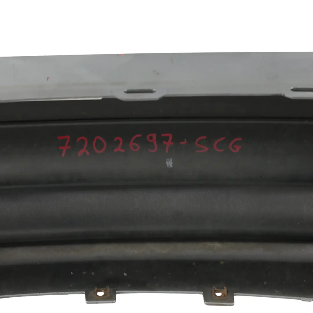 BMW E91 LCI Touring Rear Bumper Trim Panel Spacegrau Grey Metallic - A52 - SKU 7202697-SCG - Part number 7202697