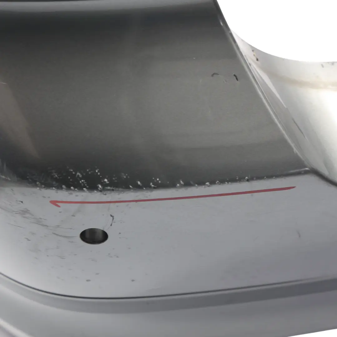 BMW E91 LCI Touring Rear Bumper Trim Panel Spacegrau Grey Metallic - A52 - SKU 7202697-SCG - Part number 7202697