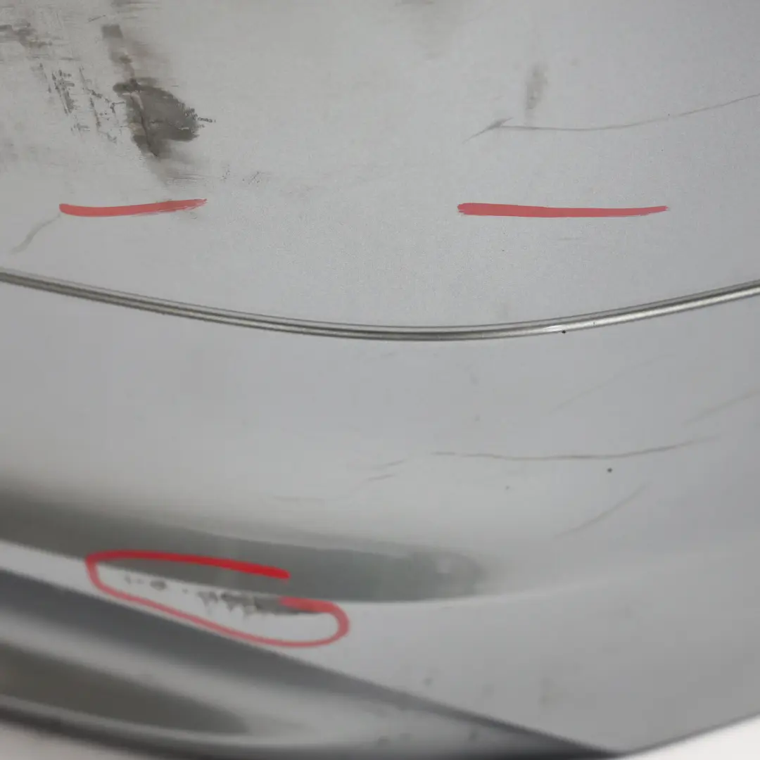 BMW E91 LCI Touring Rear Bumper Trim Panel Spacegrau Grey Metallic - A52 - SKU 7202707-SCG - Part number 7202707
