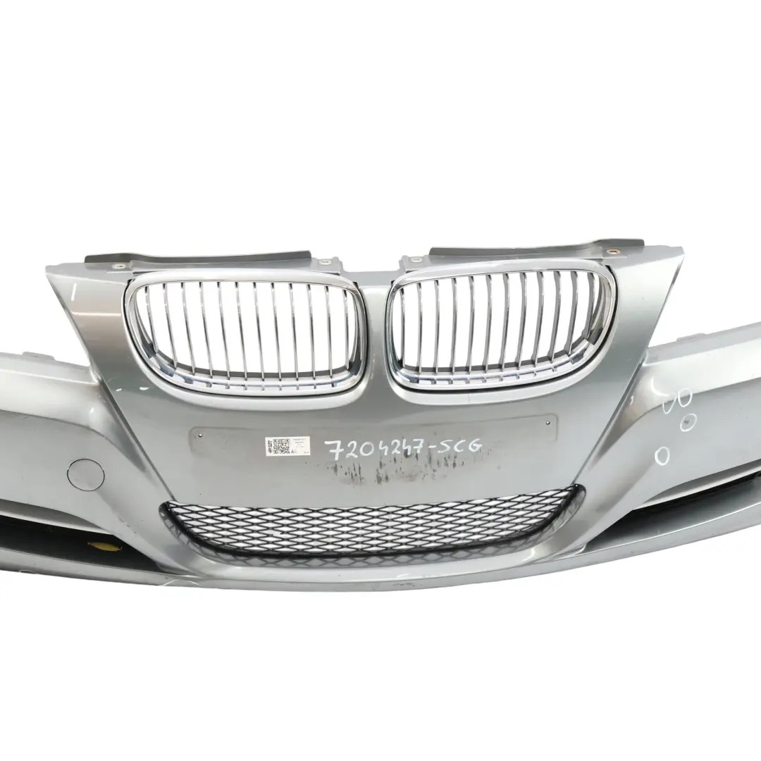 Front Bumper Trim Panel Spacegrau Space Grey - A52 to BMW E90 E91 LCI with Part number 7204247 BMW E90 E91 LCI Front Bumper Trim Panel Spacegrau Space Grey - A52 - SKU 7204247-SCG - Part number 7204247