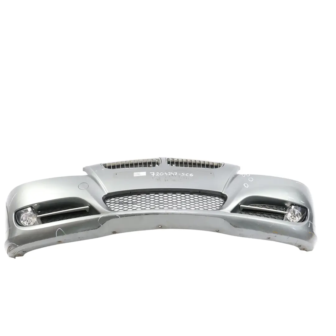BMW E90 E91 LCI Front Bumper Trim Panel Spacegrau Space Grey - A52 - SKU 7204247-SCG - Part number 7204247