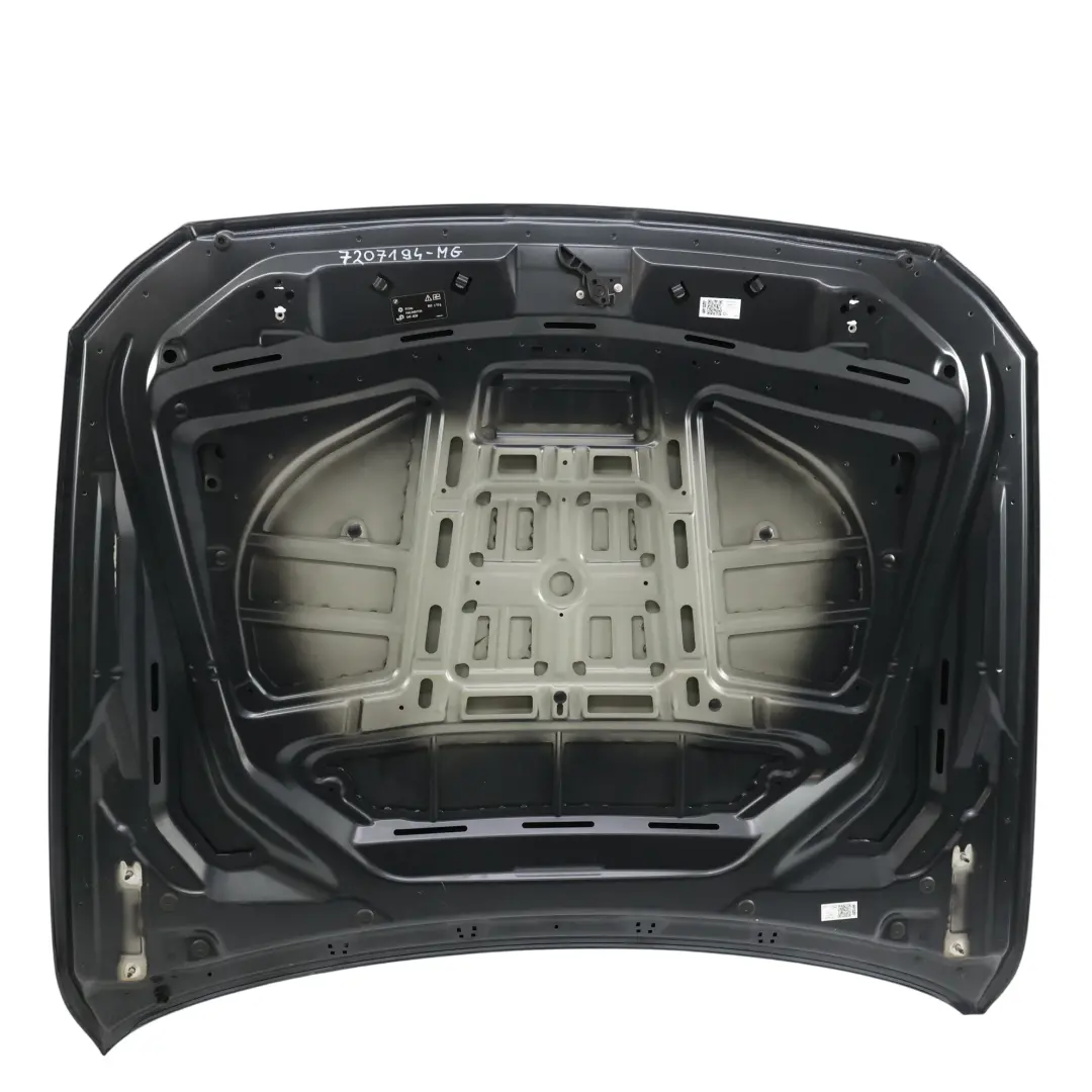  Hood Bonnet BMW F10 Aluminium Cover Panel Mineral Grau Grey Metallic - B39 - SKU 7207194-MG - Part number 7207194