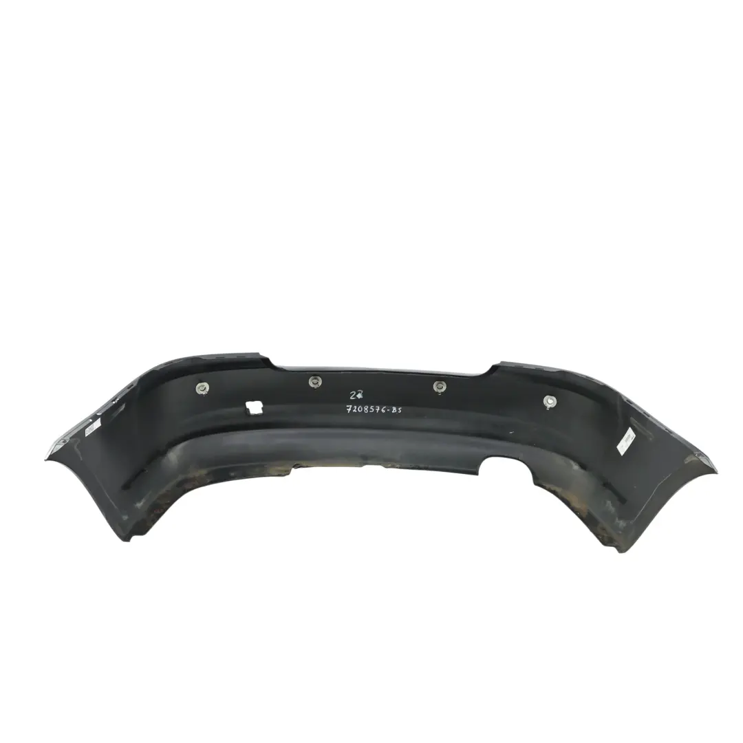 Bumper Black Sapphire Metallic - 475 to BMW E82 E88 Coupe Cabrio Rear with Part number 7208576 BMW E82 E88 Coupe Cabrio Rear Bumper Black Sapphire Metallic - 475 - SKU 7208576-BS - Part number 7208576
