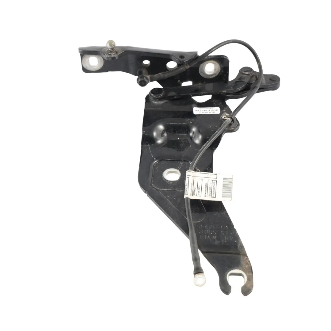 BMW X5 X6 E70 E71 Engine Hood Hinge Right O/S Black Sapphire Metallic - 475 - SKU 7208628-BS - Part number 7208628