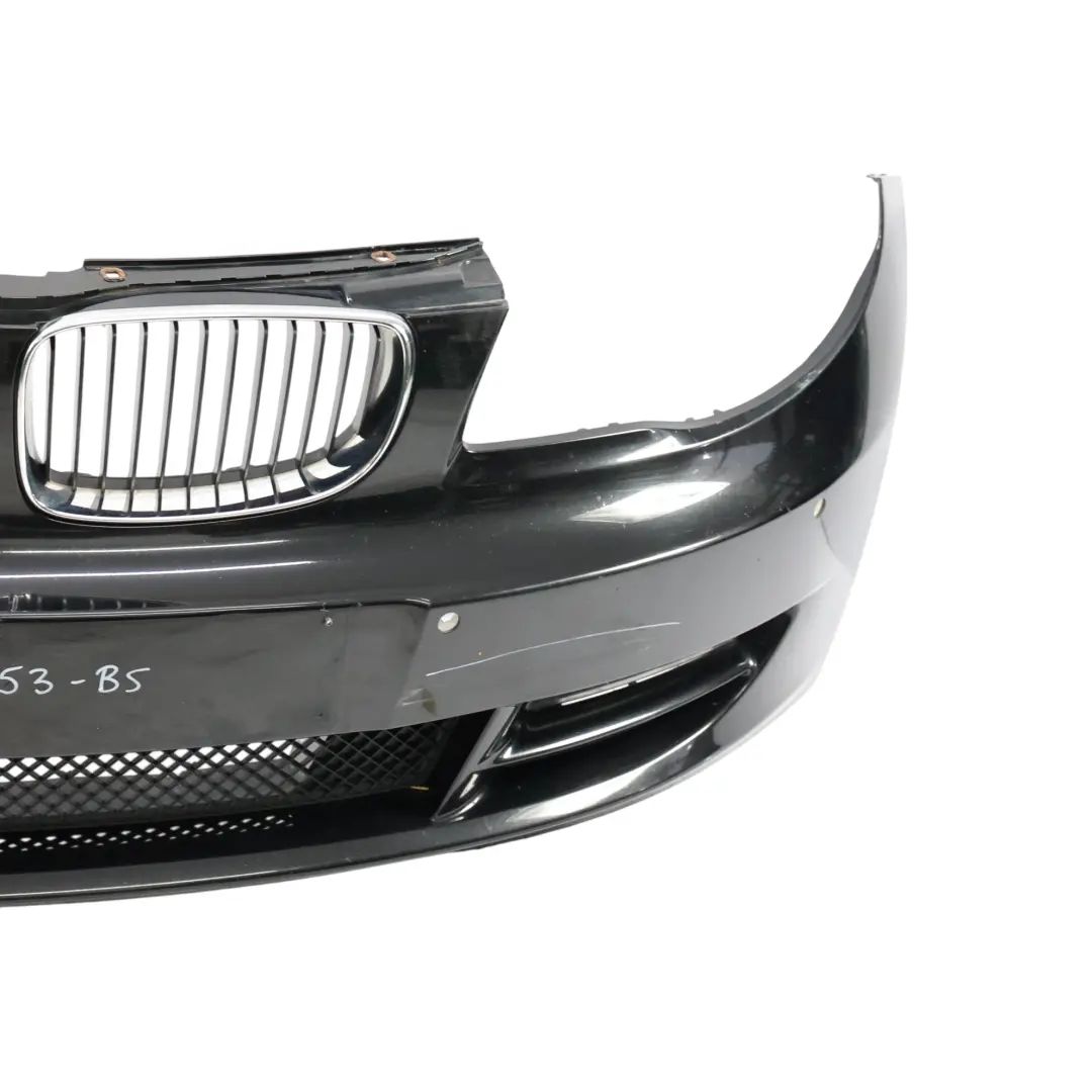 BMW E82 E88 Zderzak Przedni Black Sapphire Czarny Metalik - 475 - SKU 7209153-BS - Numer Części 7209153