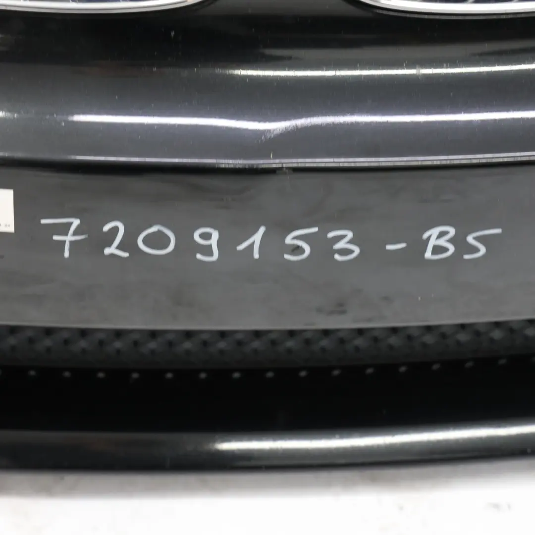 BMW E82 E88 Front Bumper Trim Panel Cover Black Sapphire Metallic - 475 - SKU 7209153-BS - Part number 7209153