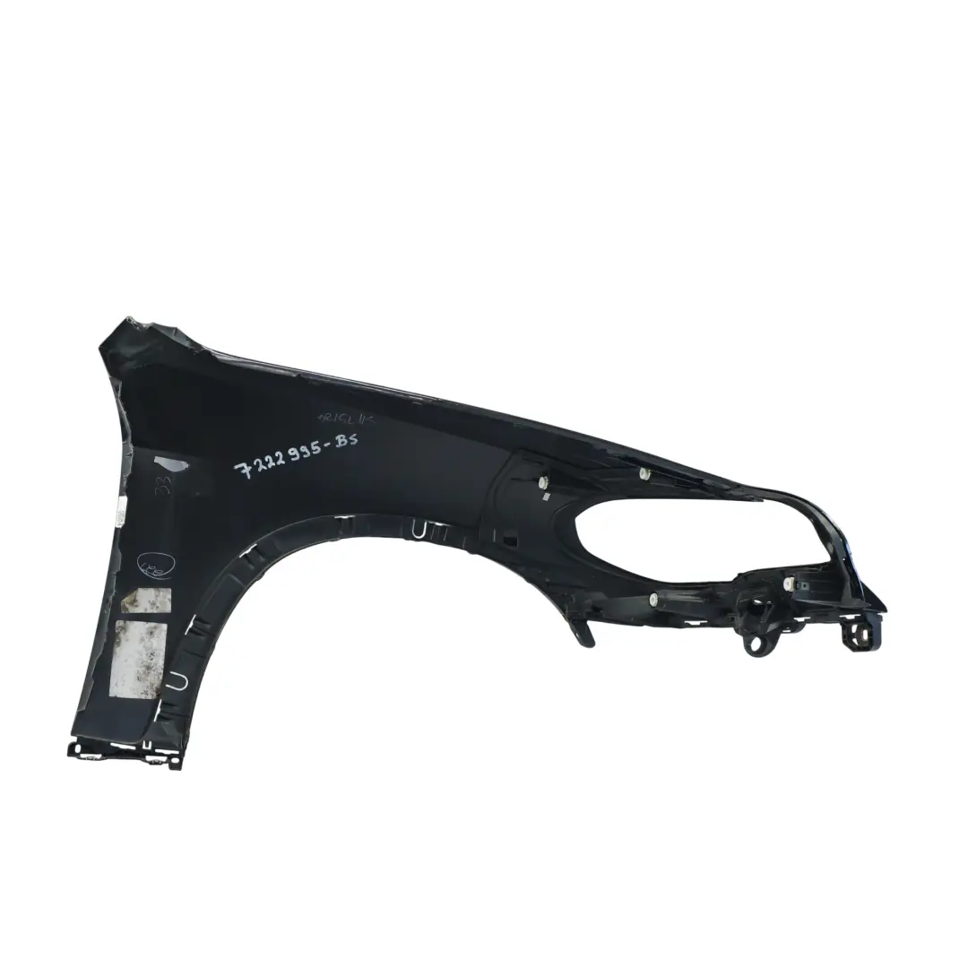 BMW X5 E70 LCI Side Wing Panel Front Left N/S Fender Black Sapphire Metallic 475 - SKU 7222995-BS - Part number 7222995
