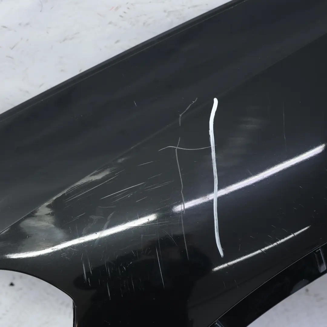 BMW X5 E70 Błotnik Lewy Przedni Black Sapphire Czarny Metalik - 475 - SKU 7222995-BS - Numer Części 7222995