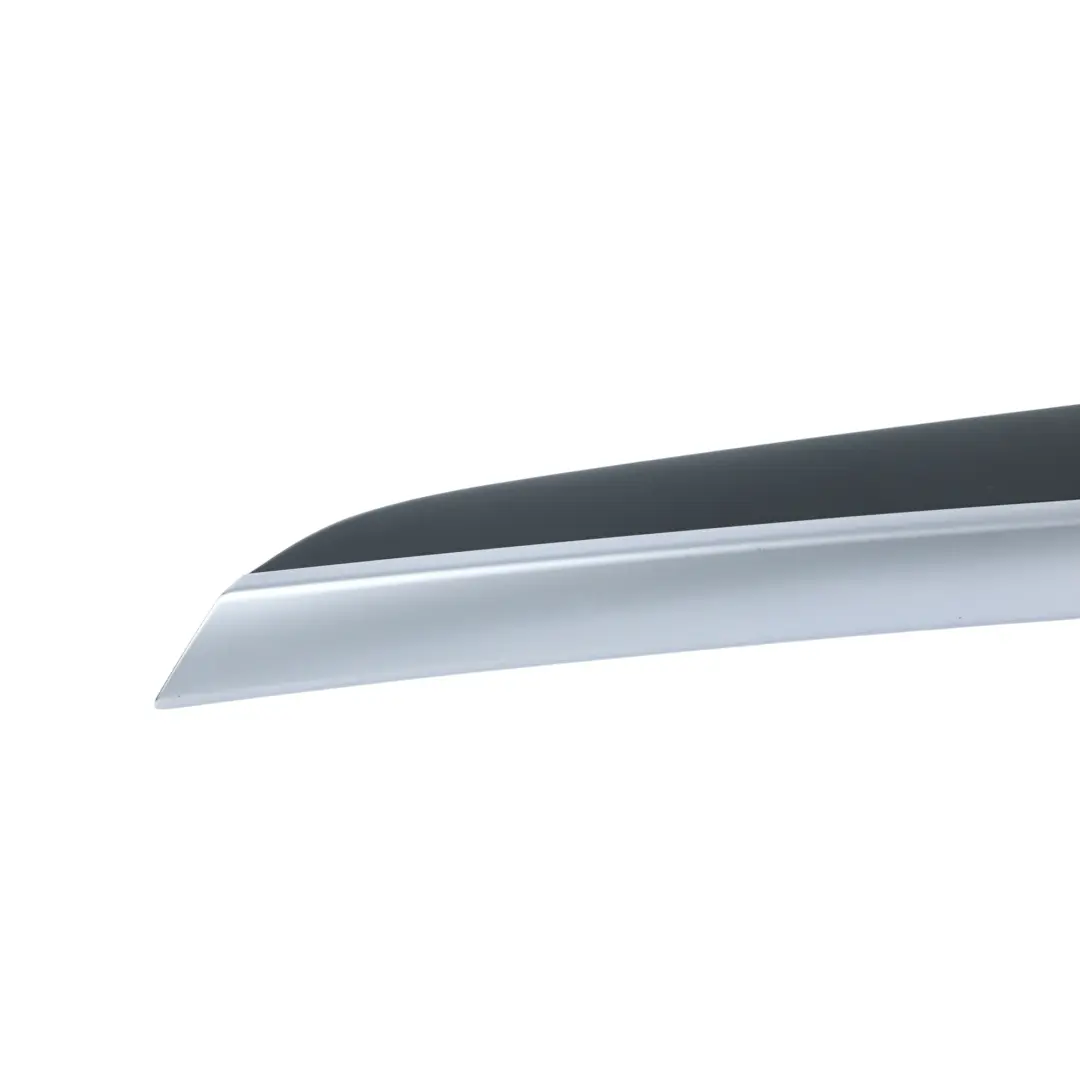 BMW X6 E71 Modanatura Rivestimento Porta Anteriore Sinistra Argento Nero - SKU 7227173 - Numero di parte 7227173
