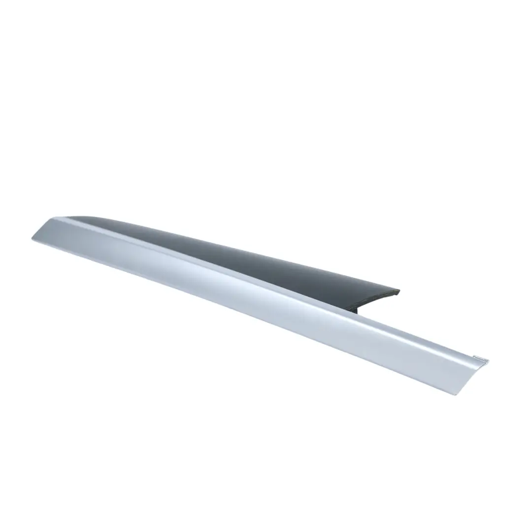BMW X6 E71 Front Door Trim Strip Cover Left N/S Side Silver/Black - SKU 7227173 - Part number 7227173