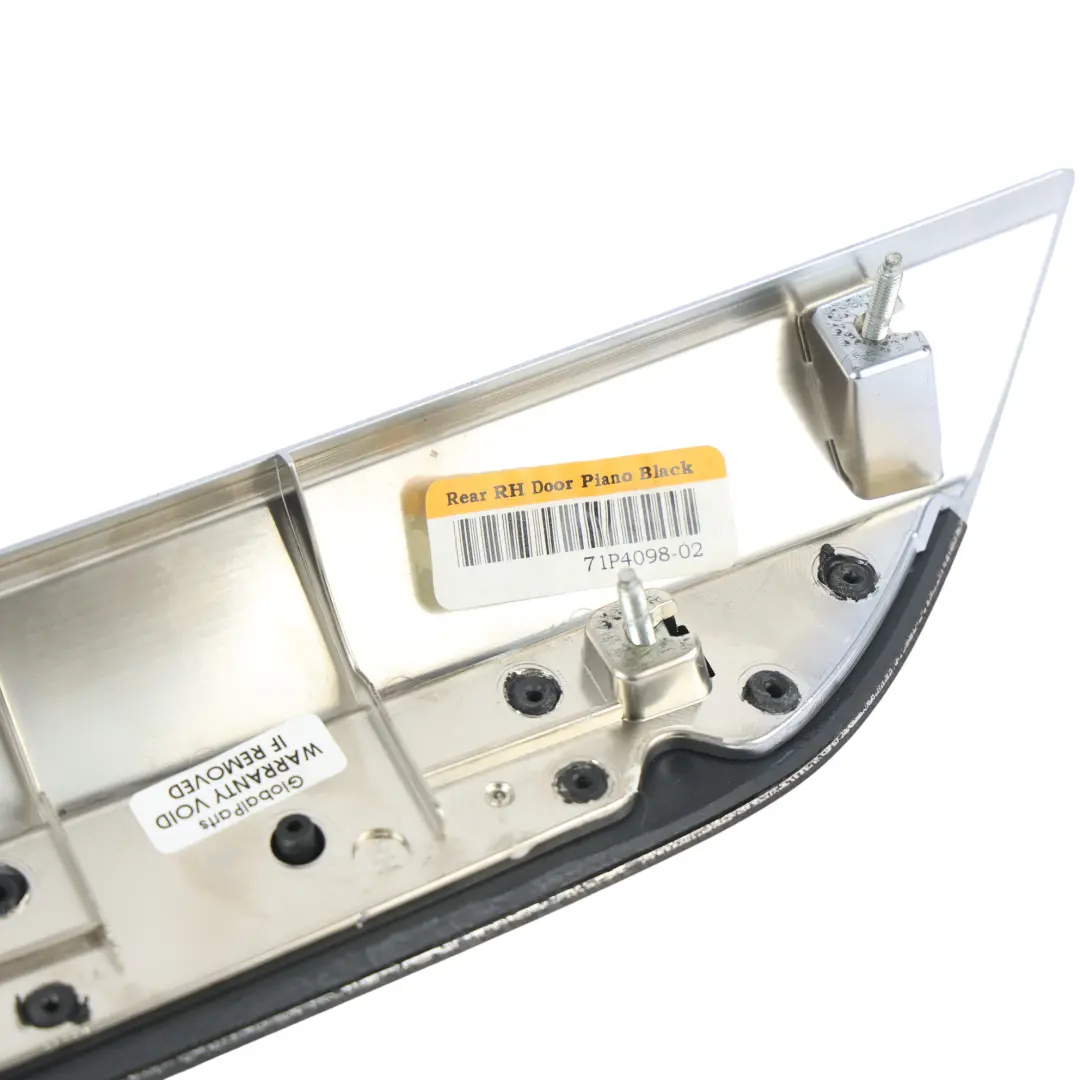 BMW X6 E71 Rear Door Trim Strip Cover Right O/S Side Silver/Black 7227173 - SKU 7227176 - Part number 7227176
