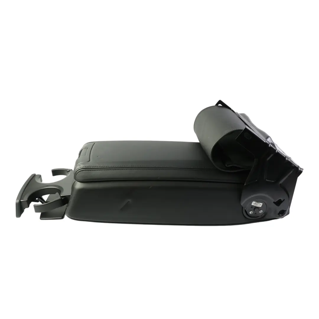 BMW F01 Rücksitzbank Mittlere Armlehne Verkleidung Schwarz Leder - SKU 7229384 - Teilenummer 7229384