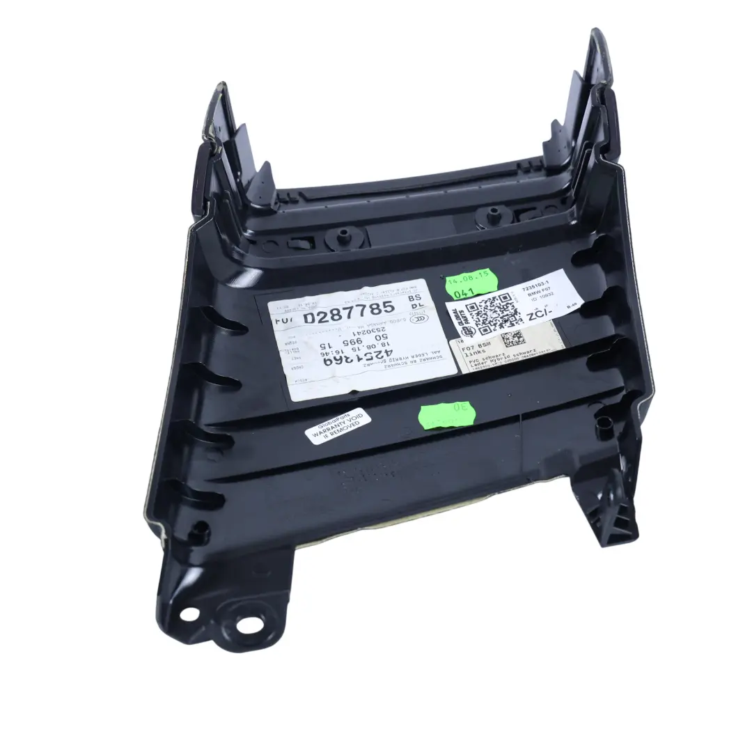 B-Säulenverkleidung Mitte Links Leder Dakota Schwarz für BMW F07 GT mit Teilenummer 7235103 BMW F07 GT B-Säulenverkleidung Mitte Links Leder Dakota Schwarz - SKU 7235103-1 - Teilenummer 7235103