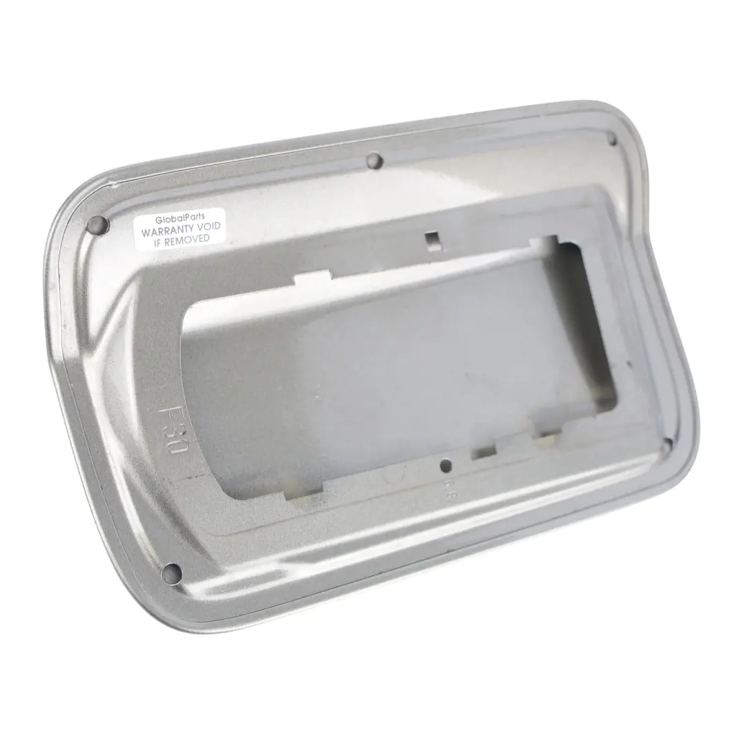 BMW F30 F80 M3 Fuel Filler Flap Cover Trim Platinsilber Metallic - C08 - SKU 7238058-PSM - Part number 7238058