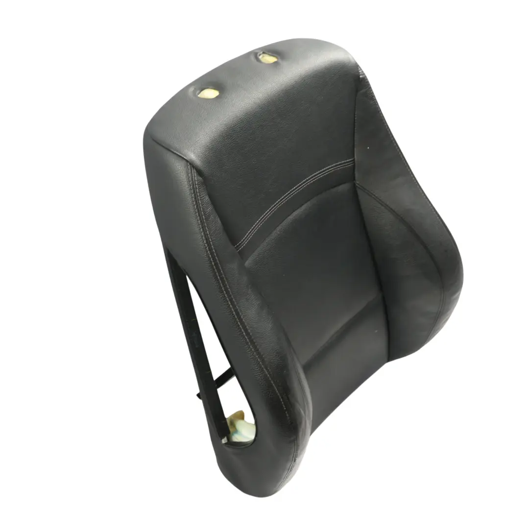 Respaldo Asiento Deportivo Delantero Derecho Cuero Negro Dakota para BMW E90 E91 LCI con número de pieza 7246858 BMW E90 E91 LCI Respaldo Asiento Deportivo Delantero Derecho Cuero Negro Dakota - SKU 7246858-5 - Número de pieza 7246858