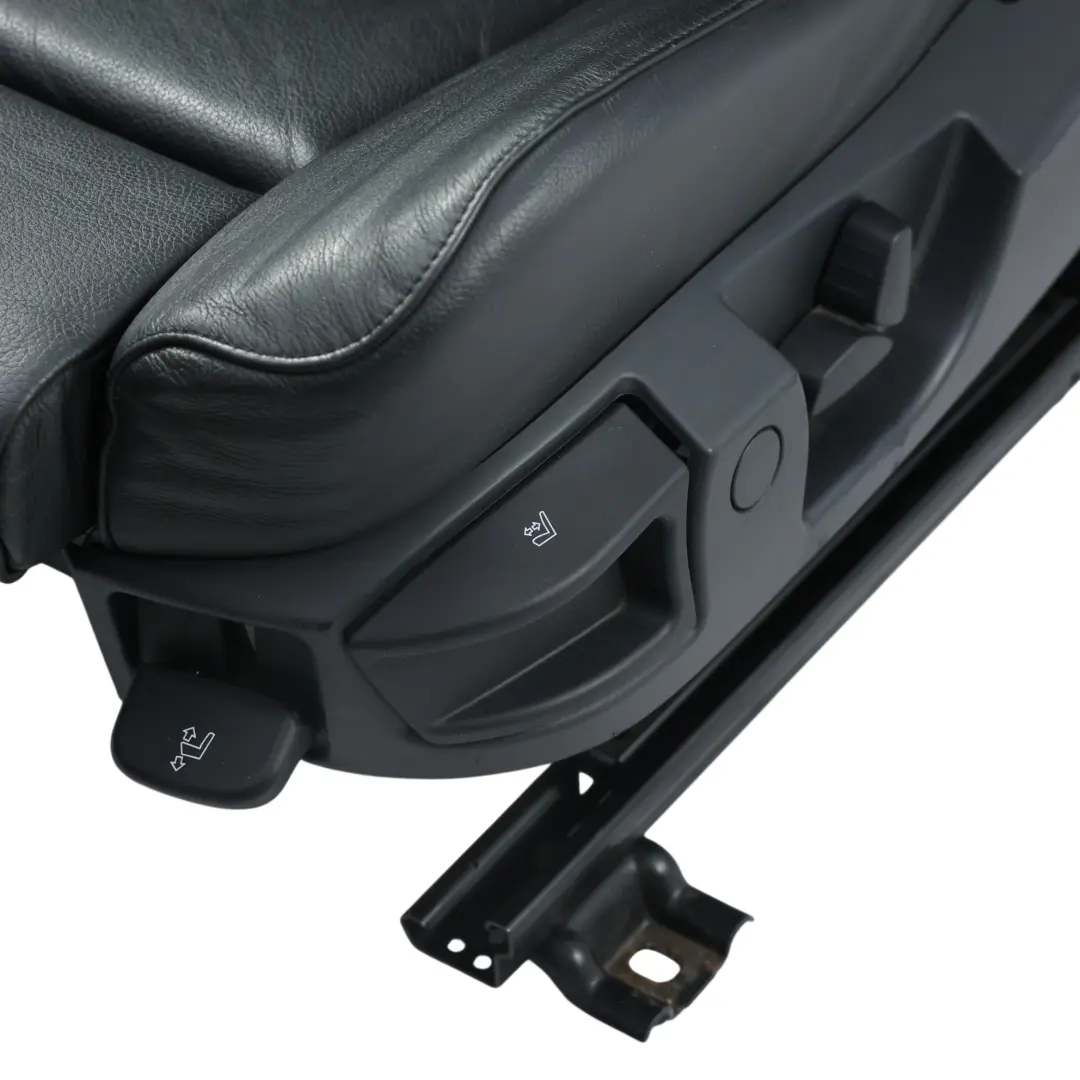Front Basic Seat Left N/S Black Leather Dakota to BMW E60 E61 with Part number 7249321 BMW E60 E61 Front Basic Seat Left N/S Black Leather Dakota - SKU 7249321-10 - Part number 7249321