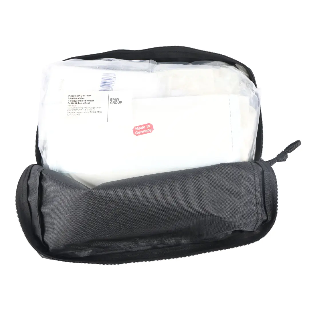 BMW MINI Universal First Aid Emergency Medical Kit Pouch Black - SKU 7261178-4 - Part number 7261178