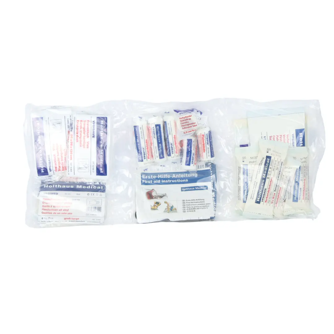 Universal First Aid Emergency Medical Kit Pouch Black to BMW MINI with Part number 7261178 BMW MINI Universal First Aid Emergency Medical Kit Pouch Black - SKU 7261178-4 - Part number 7261178