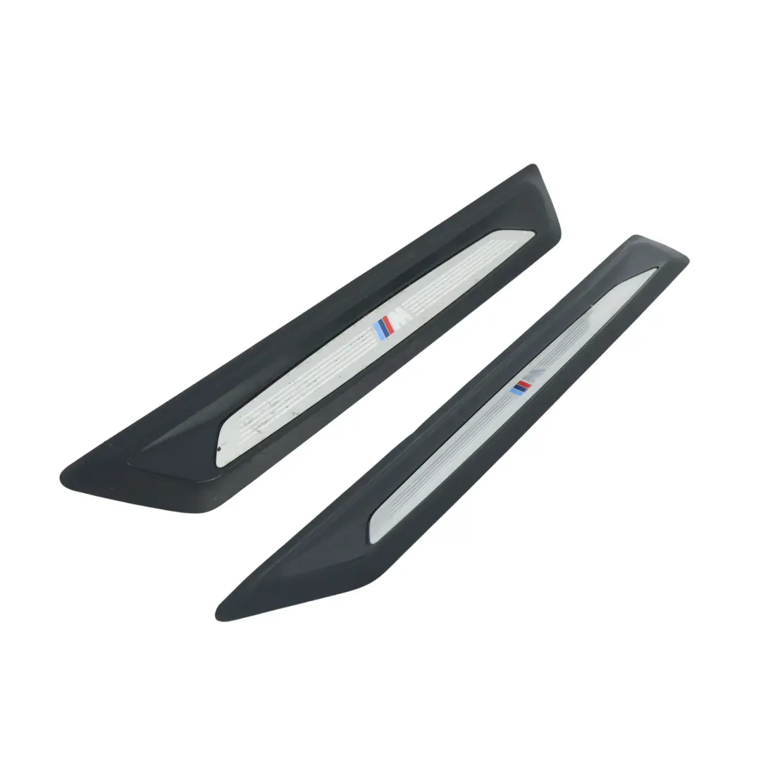 Moldura Umbral Entrada Interior Delantero Trasero SET 726331 para BMW F30 F31 M Sport con número de pieza 7263313 BMW F30 F31 M Sport Moldura Umbral Entrada Interior Delantero Trasero SET 726331 - SKU 7263313-4 - Número de pieza 7263313