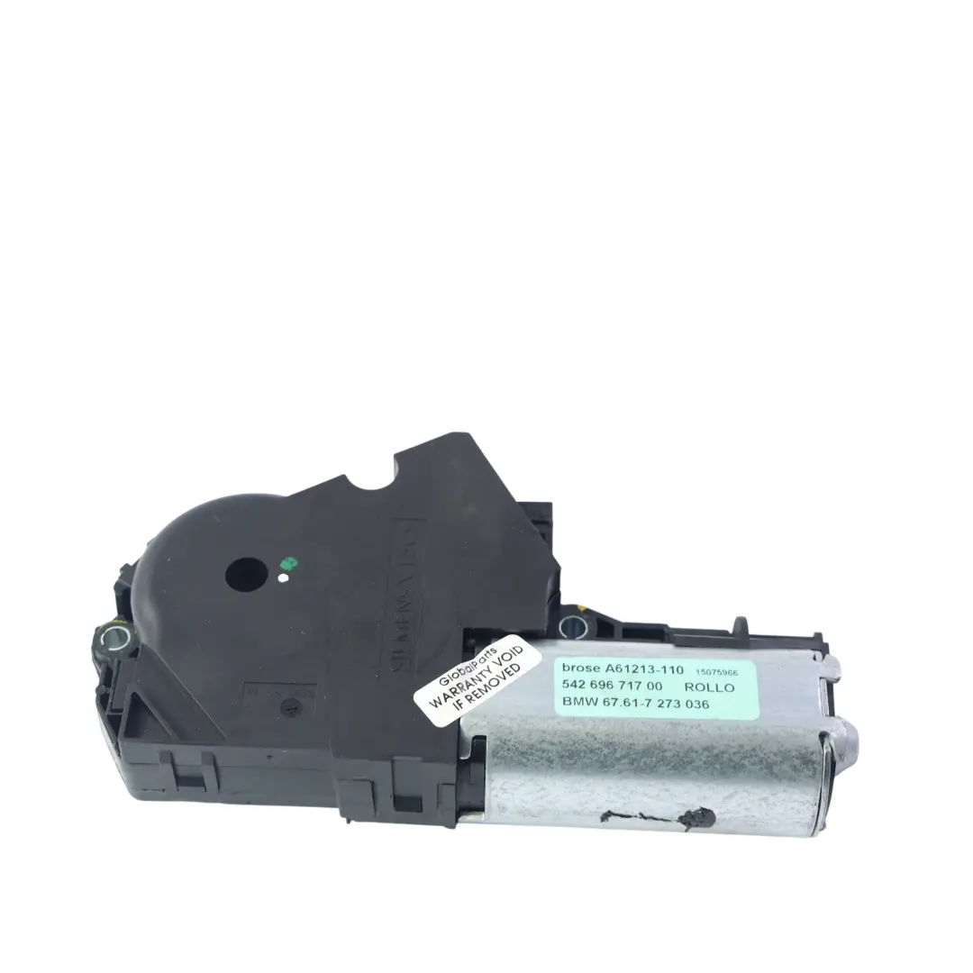 Schiebedach Antrieb Mechanismus Motor Stellmotor pour BMW F07 GT à propos du numéro de pièce 7273036 BMW F07 GT Schiebedach Antrieb Mechanismus Motor Stellmotor - SKU 7273036 - Numéro de pièce 7273036