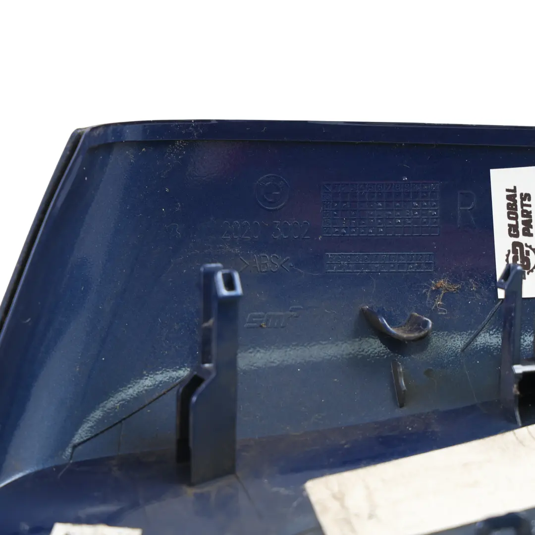 BMW F20 F30 Cubierta Retrovisor Derecho Azul Le Mans Metalizado 381 - SKU 7292746-LMB - Número de pieza 7292746