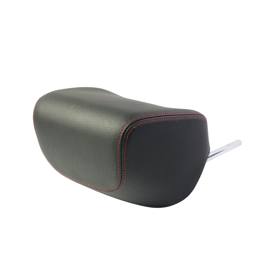 BMW F20 Front Seat Leather Headrest Left Right N/O/S Black Red Stitch - SKU 7293603 - Part number 7293603