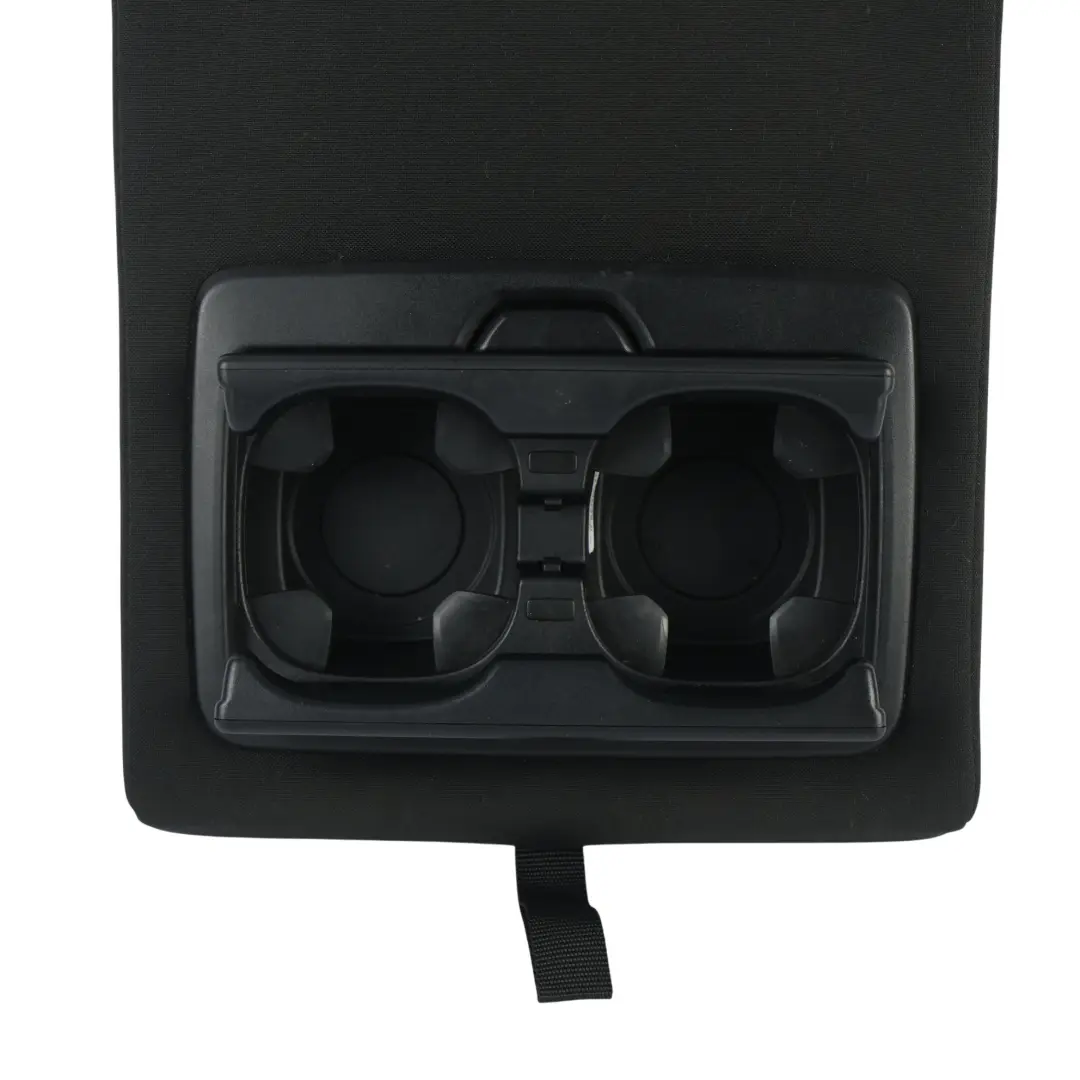 Centre Arm Rest Cup Holder Black to BMW F30 F31 F32 Rear Seat with Part number 7293845 BMW F30 F31 F32 Rear Seat Centre Arm Rest Cup Holder Black - SKU 7293845-3 - Part number 7293845