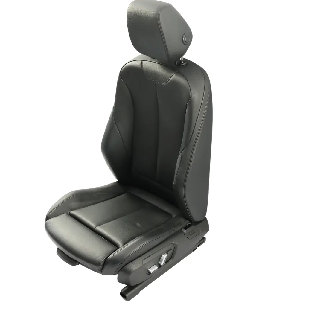 Asiento Delantero Deportivo Calefactado Cuero Negro Derecho para BMW F30 con número de pieza 7295140 BMW F30 Asiento Delantero Deportivo Calefactado Cuero Negro Derecho - SKU 7295140-12 - Número de pieza 7295140