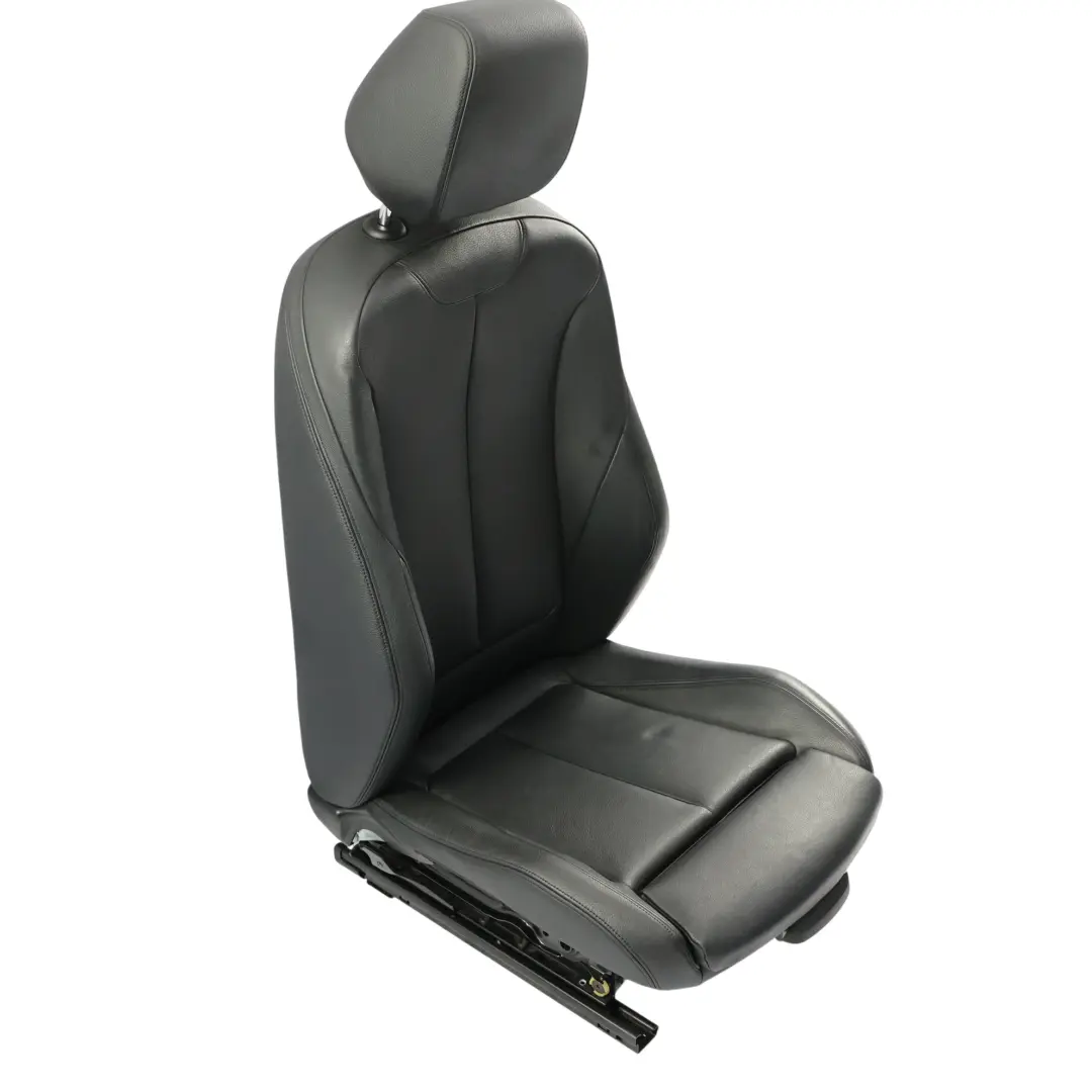 BMW F30 Sedile Anteriore Sportivo Riscaldato Pelle Interni Nero Destro - SKU 7295140-12 - Numero di parte 7295140