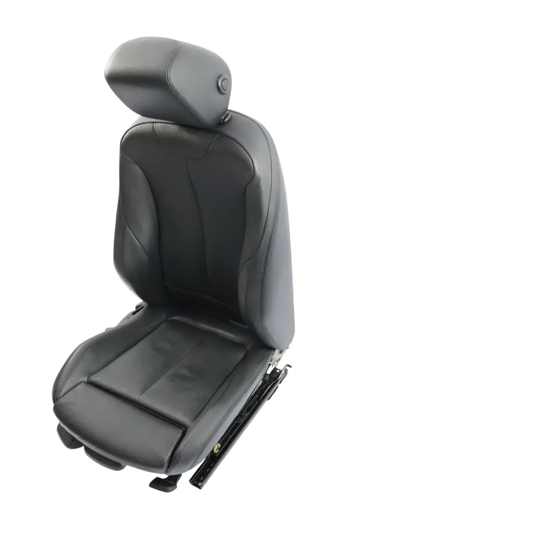 Front Right O/S Black Leather Dakota to BMW F30 F31 Sport Seat with Part number 7295140 BMW F30 F31 Sport Seat Front Right O/S Black Leather Dakota - SKU 7295140-14 - Part number 7295140