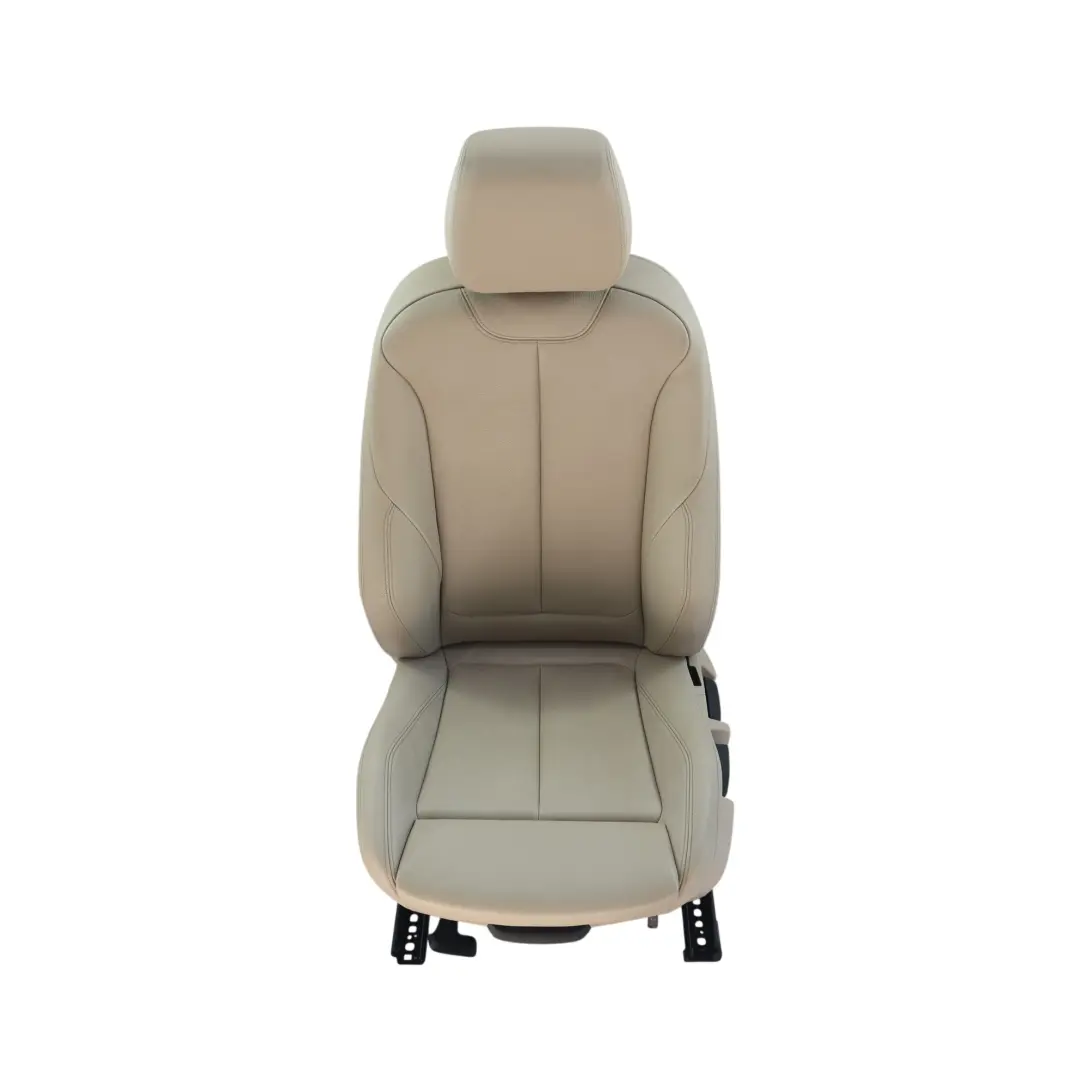Asiento Deportivo Delantero Calefactado Izquierdo Cuero Dakota Ostra para BMW F20 con número de pieza 7295141 BMW F20 Asiento Deportivo Delantero Calefactado Izquierdo Cuero Dakota Ostra - SKU 7295141-2 - Número de pieza 7295141