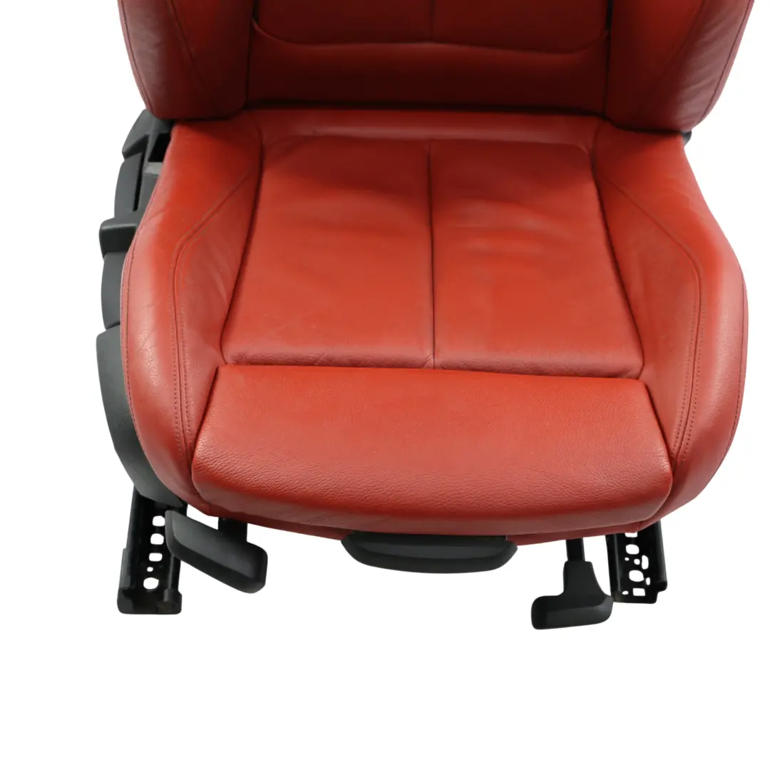 BMW F20 Front Seat M Sport Heated Right O/S Leather Dakota Korallrot Coral Red - SKU 7295148-7 - Part number 7295148