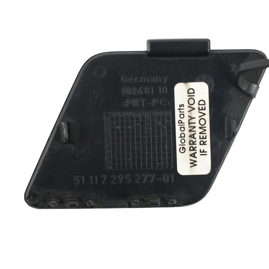 Copertura Gancio Traino Anteriore Nero Zaffiro per BMW F01 LCI F02 LCI con numero di parte 7295277 BMW F01 LCI F02 LCI Copertura Gancio Traino Anteriore Nero Zaffiro - SKU 7295277-BS - Numero di parte 7295277