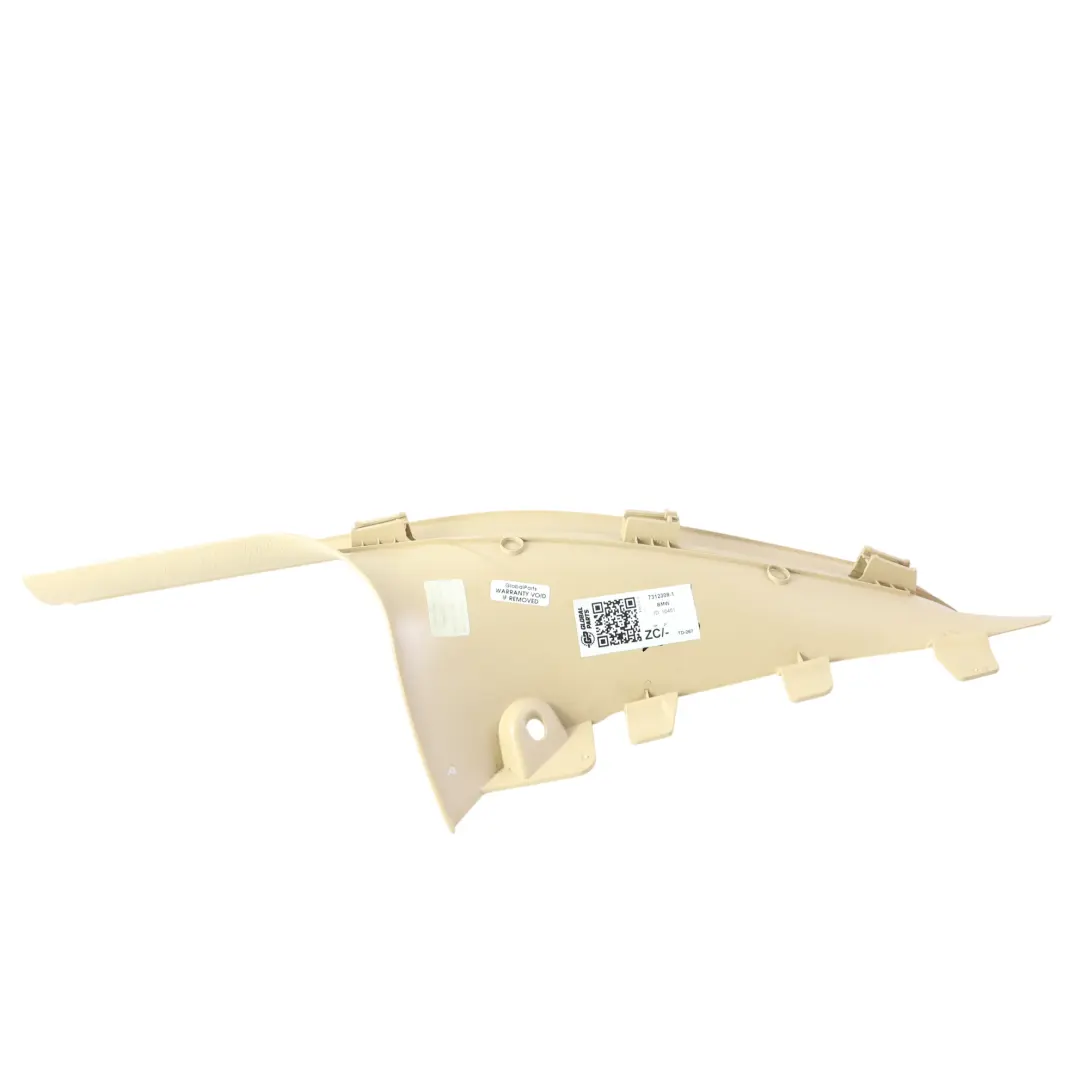 BMW F34 GT Entrance Strip Entry Cover Interior Rear Left N/S Beige - SKU 7312309-1 - Part number 7312309