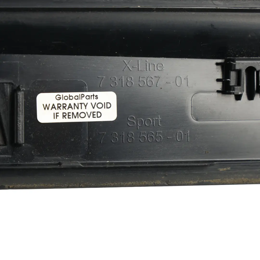 BMW X1 E84 Entrance Cover Strip Trim Sill Front Left Right N/O/S 7318567 - SKU 7318568-1 - Part number 7318568