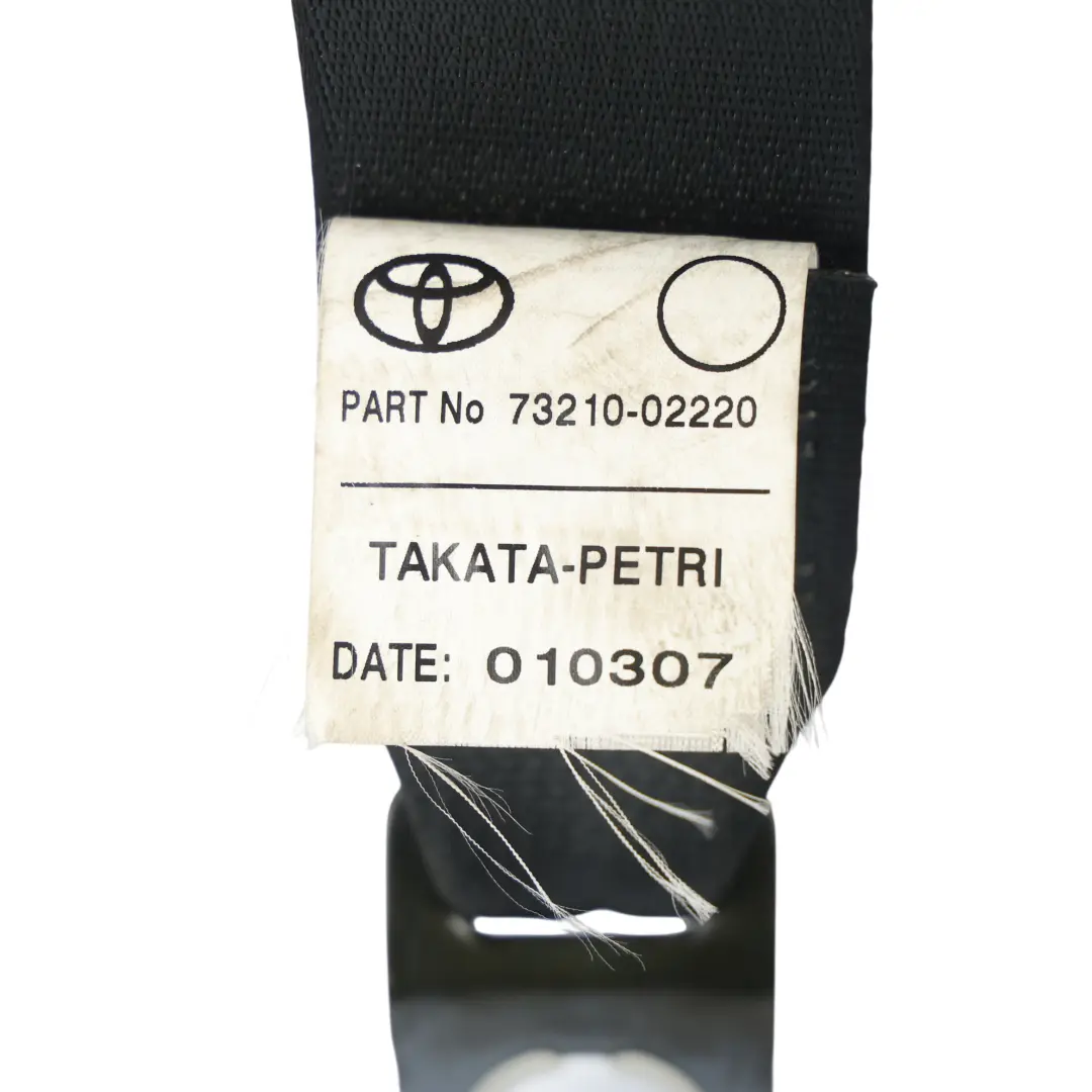 Toyota Auris E15 Front Seat Belt Seatbelt Right O/S Side 73210-02220 - SKU 7321002220C1 - Part number 7321002220C1
