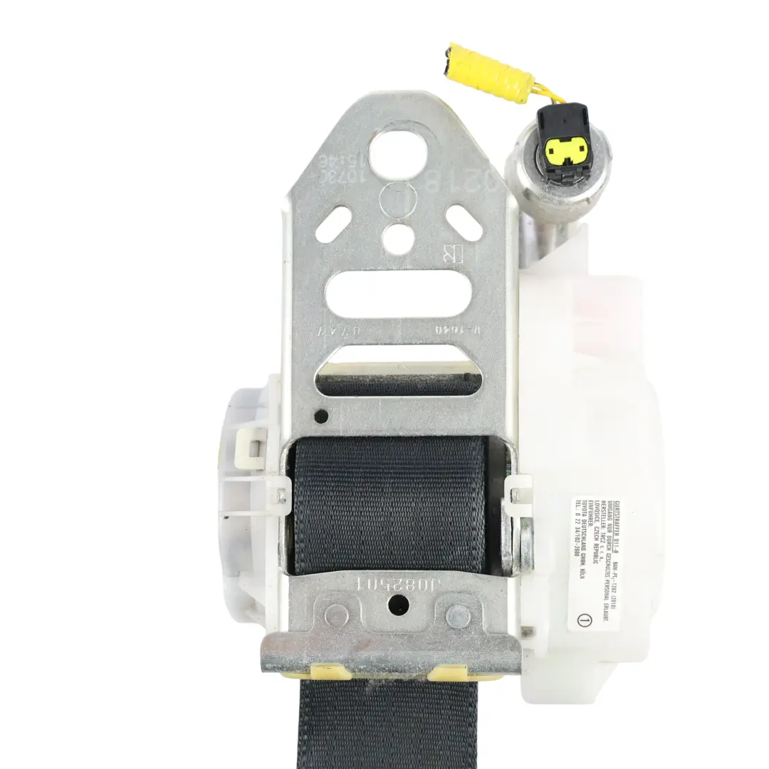 Pas Bezpieczeństwa Przedni Prawy Czarny do Toyota Avensis T270 o numerze 7321005080C1 Toyota Avensis T270 Pas Bezpieczeństwa Przedni Prawy Czarny - SKU 7321005080C1 - Numer Części 7321005080C1