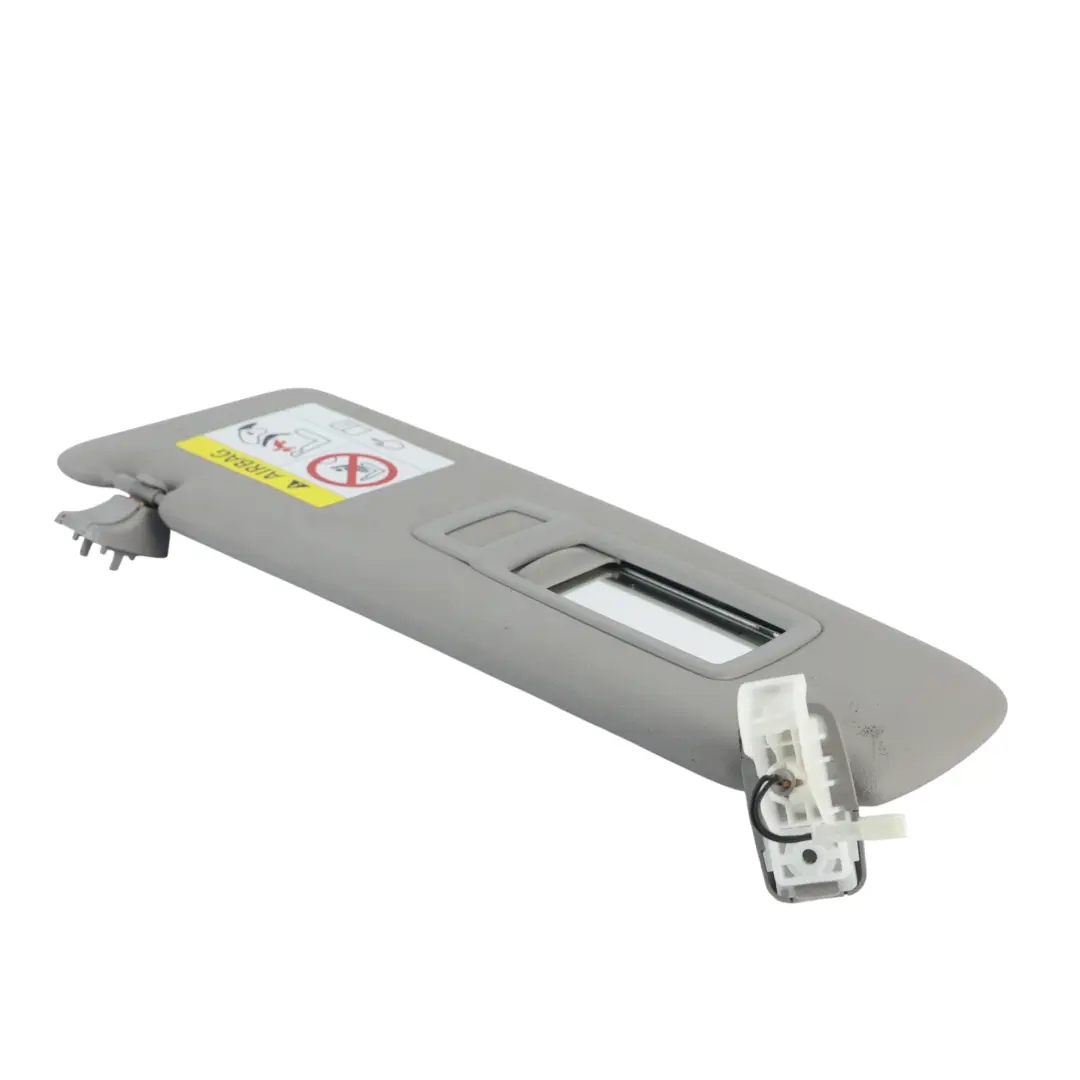 BMW F30 F31 F32 F34 Sonnenblende Spiegel Beleuchtet Grau Leder Links - SKU 7322295-4 - Teilenummer 7322295