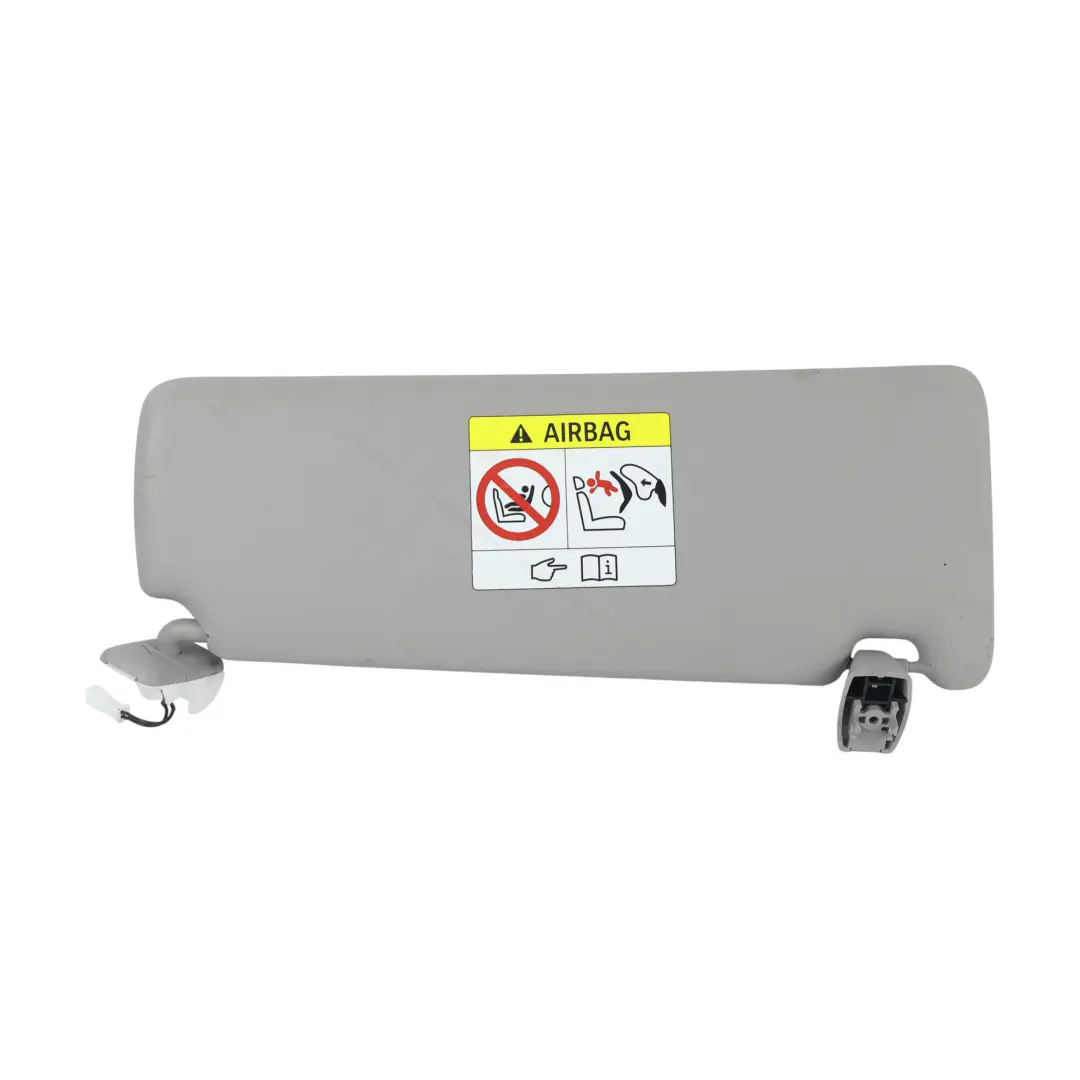 Sun Visor Mirror Illuminated Grey Leather Left N/S to BMW F30 F31 F32 F34 with Part number 7322295 BMW F30 F31 F32 F34 Sun Visor Mirror Illuminated Grey Leather Left N/S - SKU 7322295-4 - Part number 7322295