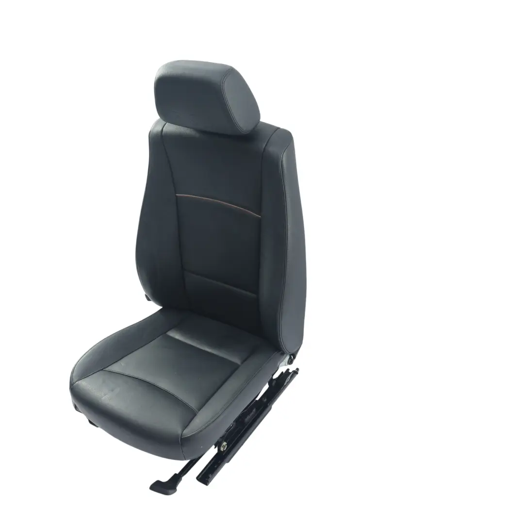 BMW X1 E84 Vordersitz Beheizt Rechts Leder Nevada Schwarz Naht Grau Braun - SKU 7324174-3 - Teilenummer 7324174